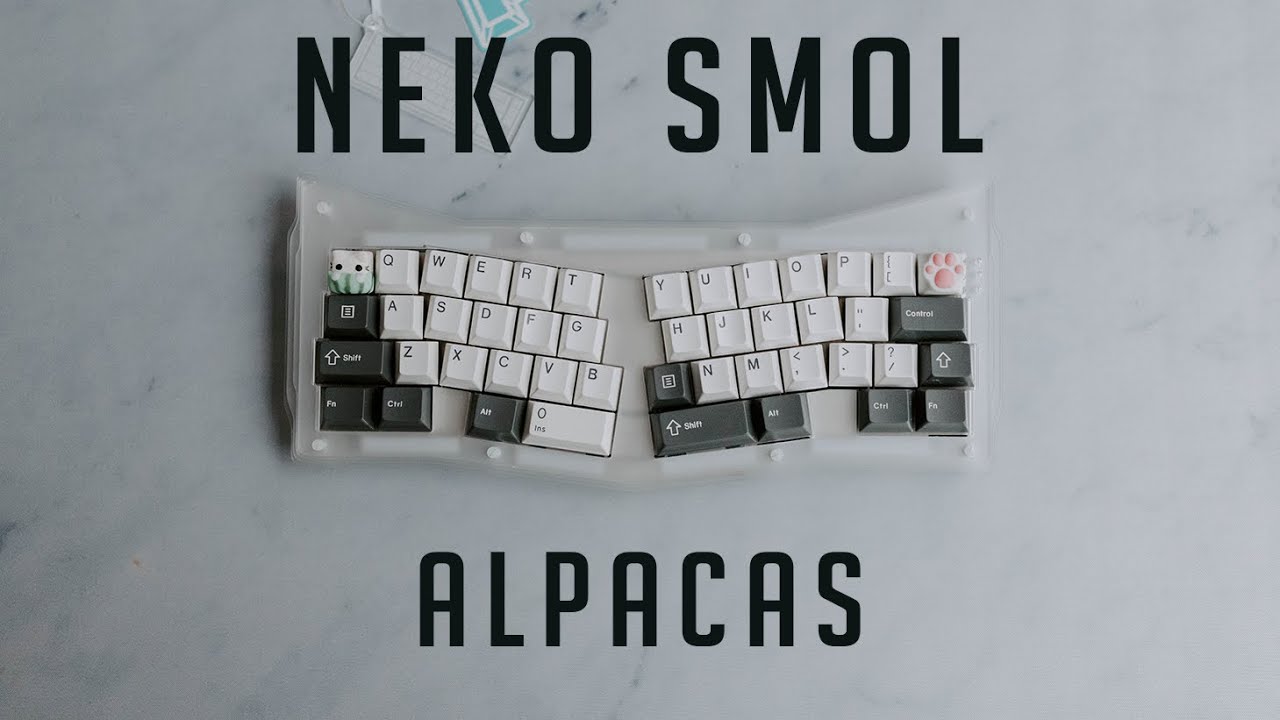 Neko Smol || Alpaca Switches || Alu Plate || ASMR Sound Test