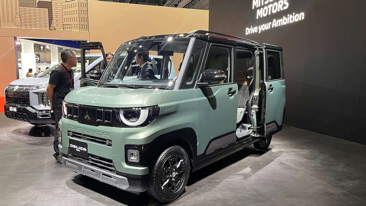 台灣買不到的超可愛三菱DELICA MINI｜後座側滑門｜輕油電｜雙螢幕配置｜Kcar｜660c.c.| #Delicamini  #Mitsubishi