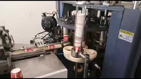 Direct  Bottom feadind High speed Paper cup making machine