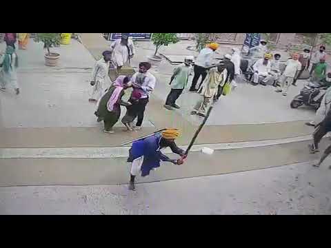 NIHANG SINGHS IN ACTION AT ASR    CCTV FOOTAGE  BY LUDHIANA SAYS