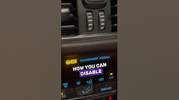 Disable the passenger airbag on a Ford Fiesta Mk 7 #howto #tutorial #cars