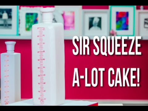 how to cake it yolanda son How To Make A SIR SQUEEZE-A-LOT CAKE! My Favourite Caking Tool Out Of Chocolate Cake!