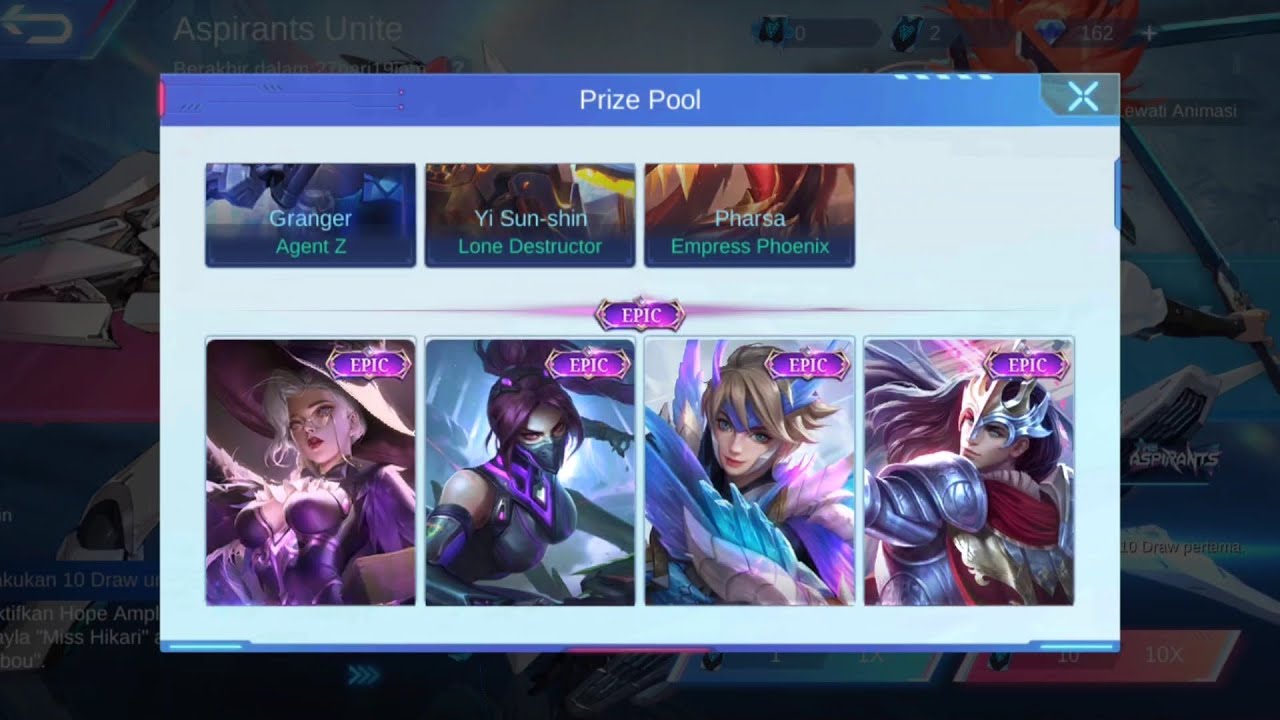 gacha event aspirants mobile legends