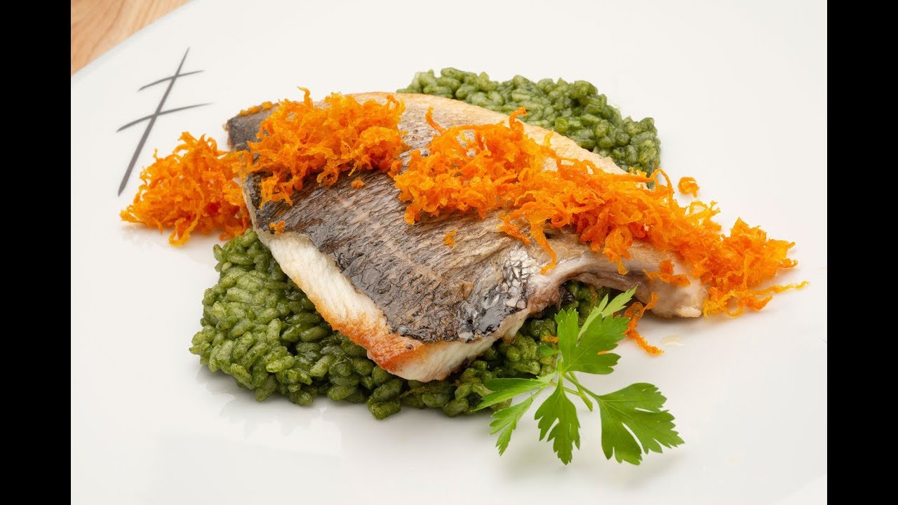 Dorada con arroz verde - Karlos Arguiñano