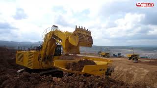 Excavator Terbesar tanpa engine PC 3000 SHOVEL [electric drive]