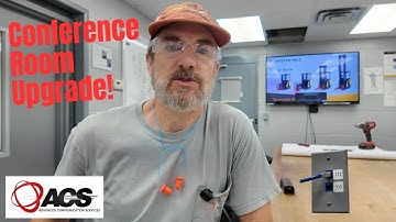 Conference Room Upgrade – Data Drops & Power Pole Install | Structured Cabling