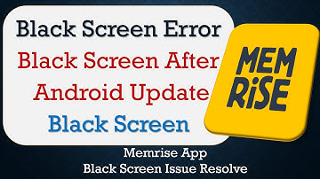 How to Fix Memrise App Black Screen Error | After Android Update | Problem Solved in Android