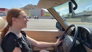 Driving the 1989 Mercedes Benz 560SL 1989 Mercedes Benz 560sl