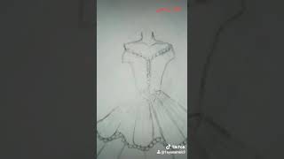 احلى رسم فستان كيوت