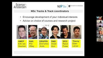 Recording Information Session Master Physics and Astronomy - UvA Master