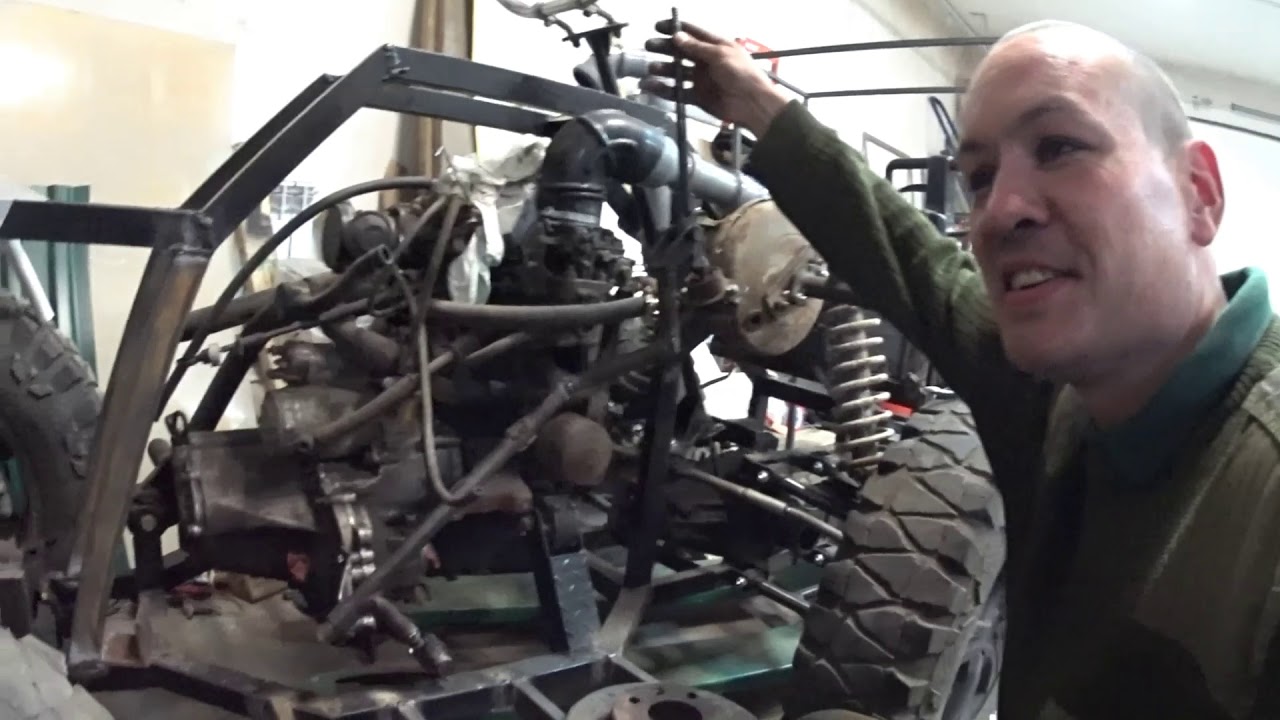 Квадроцикл из Оки. Воздушный фильтр и кулиса кпп.