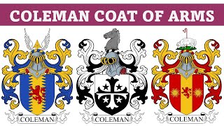 Coleman Coat of Arms & Family Crest - Symbols, Bearers, History