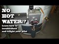 How to light a hot water heater pilot / No hot water