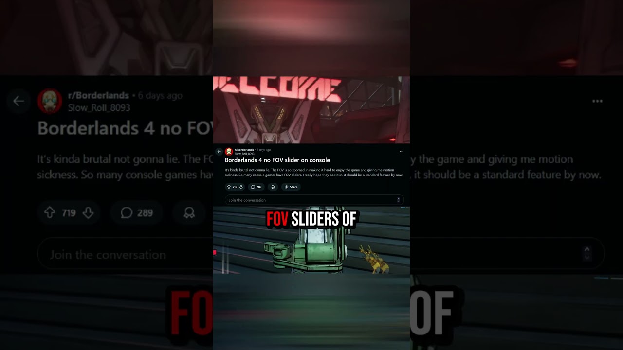 FOV Problems In Borderlands 4? Worry No More