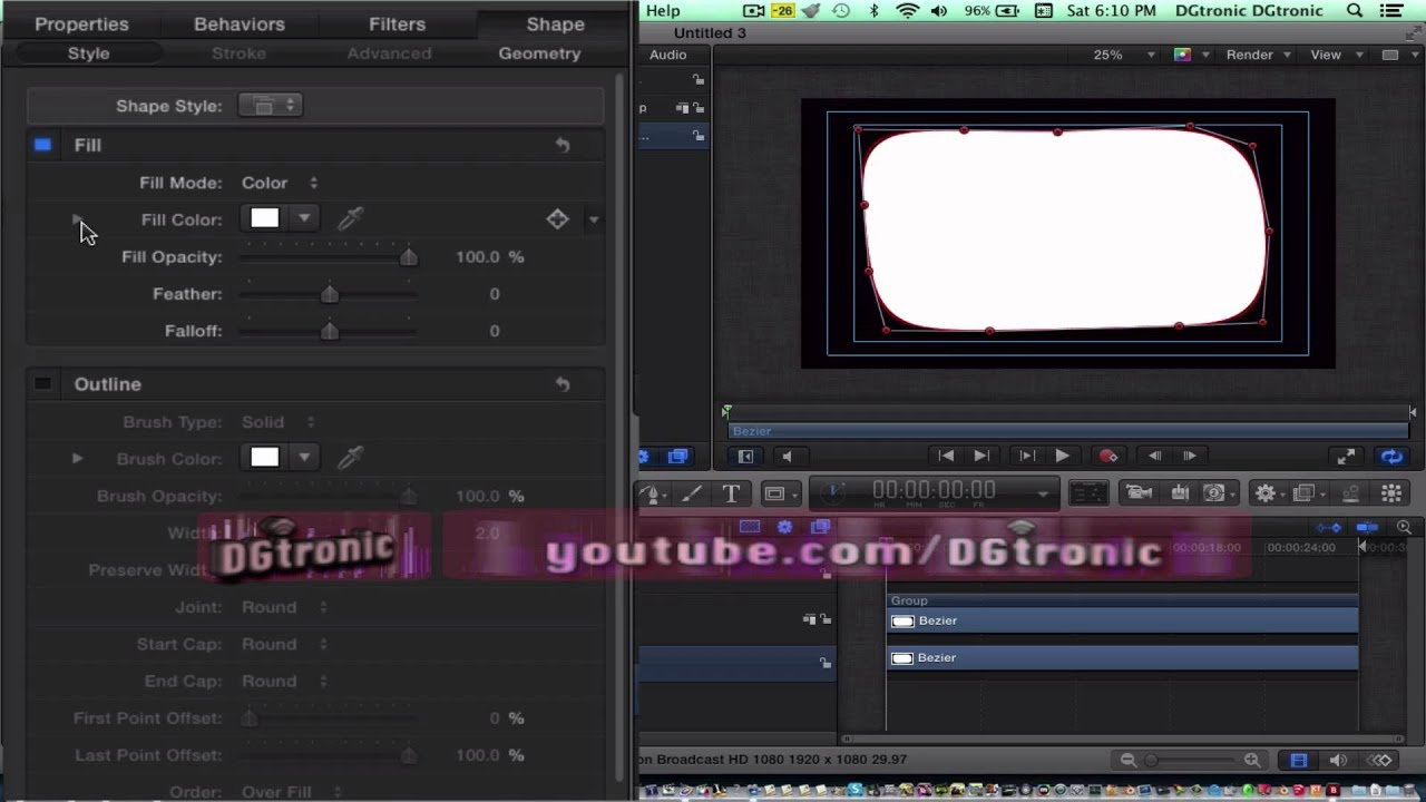 Apple Motion 5 tutorial Old Movie Projector Effect YouTube