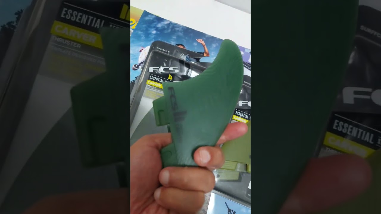 FCS Fins Essential Series Carver Neo Glass #surf - YouTube