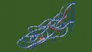 Rct2 - Ride Overview - Suspended Swinging Coaster