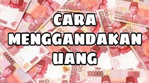 Cara menggandakan uang dengan cepat ( kine master )