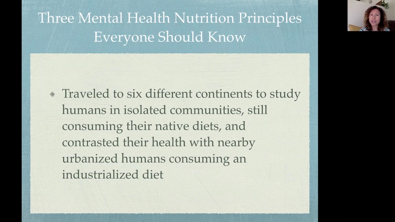 OAR Webinar: Three Mental Health Nutrition Principles Everyone Should Know