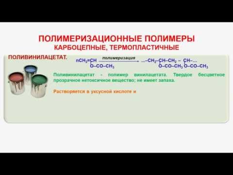 № 216. Органическая химия. Тема 29. Полимеры. Часть 8. Поливинилацетат. Поливиниловый спирт