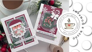 2 More FUN Shaker Cards | Queen & Co Heartfelt  Holidays Cardmaking Kit