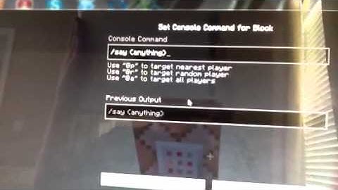 CommandBlock Tutorial [1]