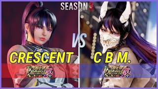 Tekken 8 S3 | CRESCENT (#3 Ranked Kunimitsu) Vs CBM (Kunimitsu) High Level Gameplay