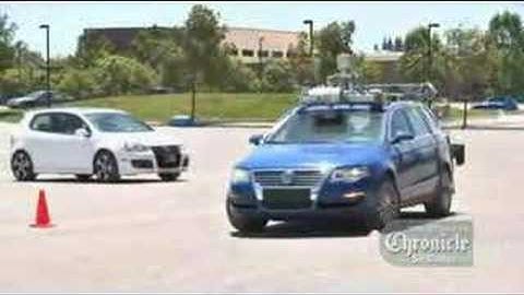 Stanford robot car "Junior" in action, DARPA Urban Challenge