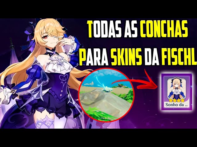 Arte para skins, Fontaine e novas armas de Genshin Impact