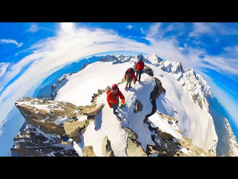Climbing the Aiguille