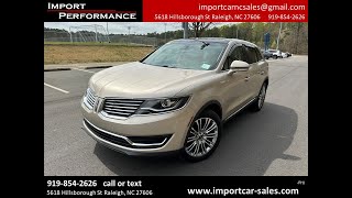 2017 Lincoln MKX Reserve AWD