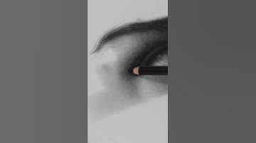 Drawing Realistic Skin #shorts #charcoal #howtodraw #realisticdrawing