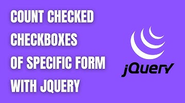 Count Checked Checkboxes of Specific Form with JQuery | HowToCodeSchool.com
