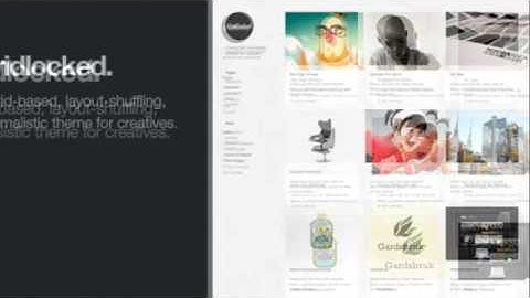 Gridlocked: Minimalistic WordPress Portfolio Theme