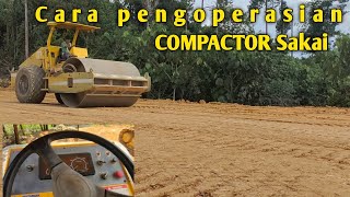 Cara mengoperasikan COMPACTOR/bomag Sakai