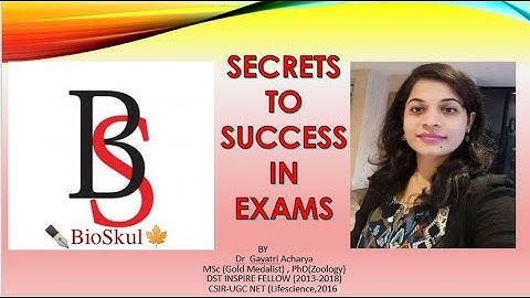 Secret To Success in Exam