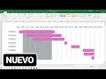 [EXCEL] Como hacer un DIAGRAMA DE GANTT en EXCEL