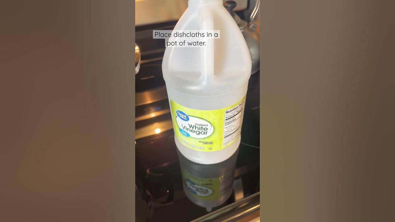 How to get rid of stinky dishcloth smell how to deep clean dishcloths howtoclean kitchentips