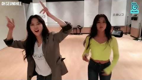 CLC Seungyeon & Yujin Dancing Kill This Love - Blackpink