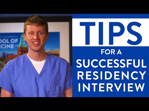 Residency Interview Tips