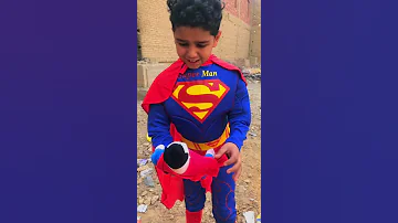 سوبر مان زنق لعبه تحت الصخره Shorts 