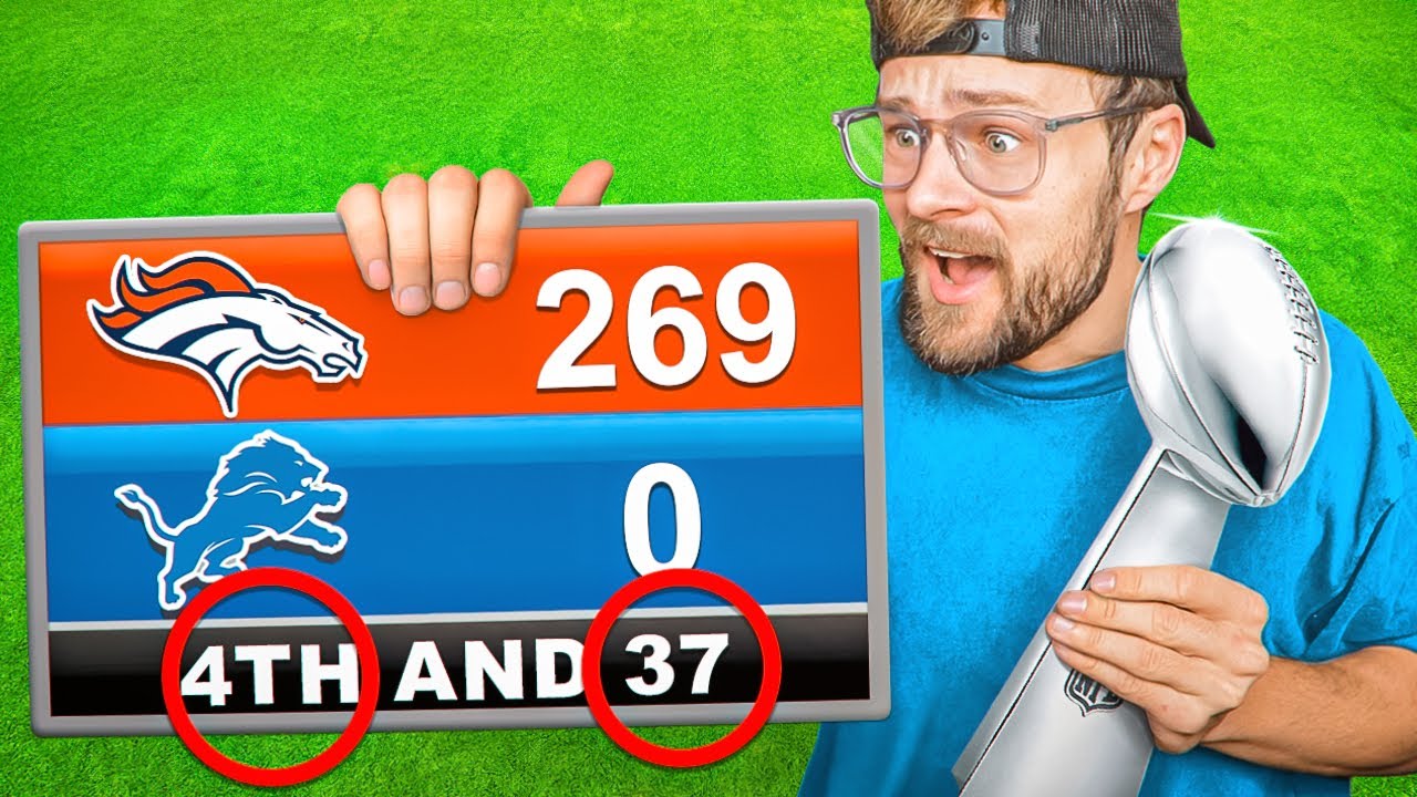 I Tried to Win a SUPER BOWL But Every Play is 4TH DOWN!