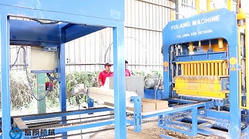 QTF4-15C automatic concrete hollow brick making equipment machin for sale in namibia