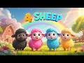 Baa Baa Black Sheep 🐑 | Pink Blue Yellow Sheep Song 🌈