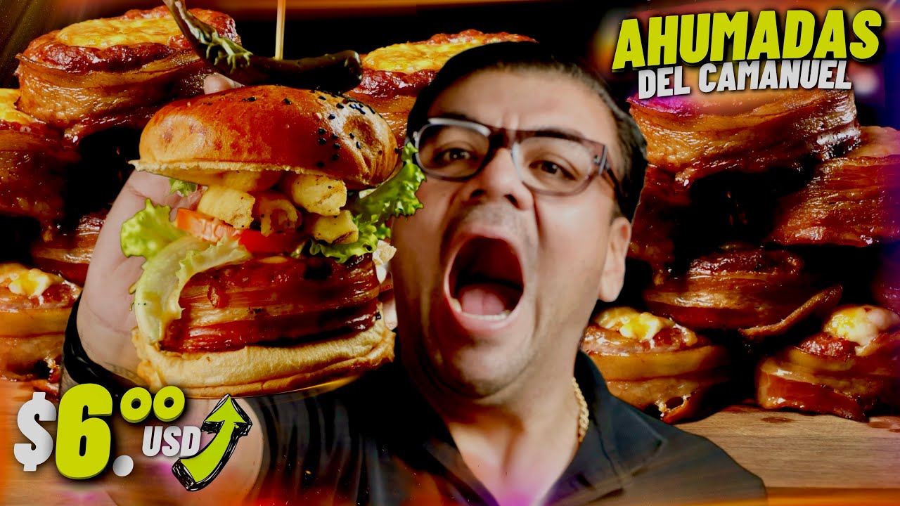 ADICTIVAS BURGERS AHUMADAS y carnes del Camanuel JR | garantía 3B 😋