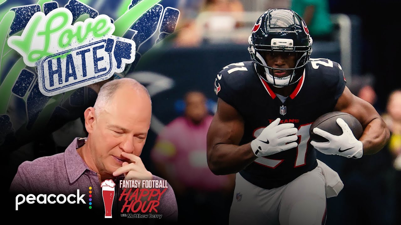 'Uncertainty' around Chubb, Croskey-Merritt in Week 1 | Fantasy Football Happy Hour | NFL on NBC