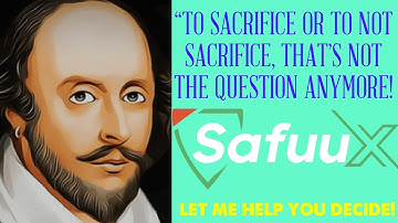 Safuu Protocol| Safuu | Should You Sacrifice?. Safuux Blockchain #safuu #safuuprotocol #safuux