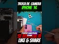 CÂMERA DO IPHONE 16 QUEBRADA? 😳 Veja Essa Troca e o Resultado Ficou INSANO!