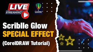 CorelDRAW Tutorial - Scribble Effect | Cara Membuat Efek Scribble Glow Di CorelDraw