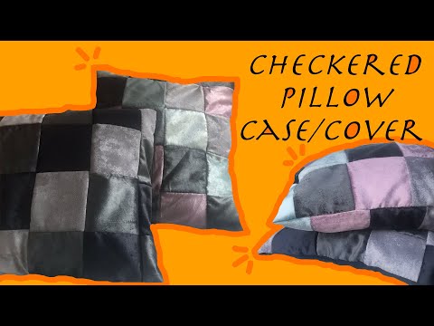 Sewing an Easy Checkerboard Pillow Cover with Zipper | DIY Home Decor | Totostry